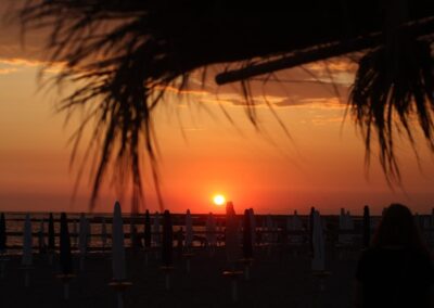 Tramonto spiaggia