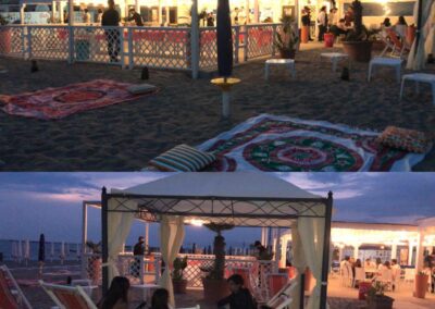 Bar e ristorante in spiaggia