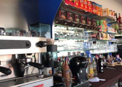 Bar con i prodotti